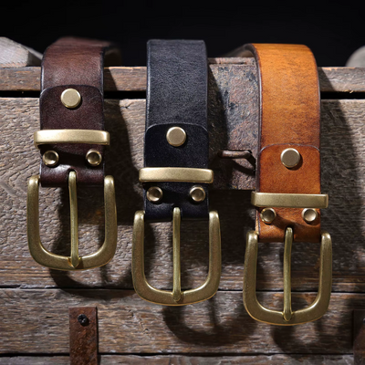 Harlan Full-Grain Leather Belt