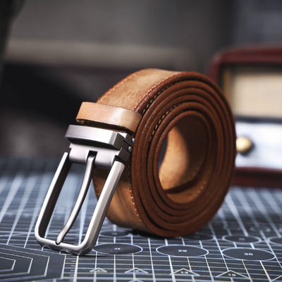 The Buckhorn Full-Grain Leather Belt
