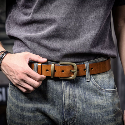 Harlan Full-Grain Leather Belt